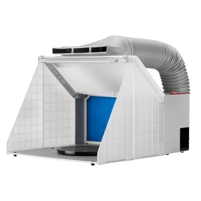 Afbeelding van Airbrush accessoires afzuigsysteem 4m3 / min filter verfnevel verlicht