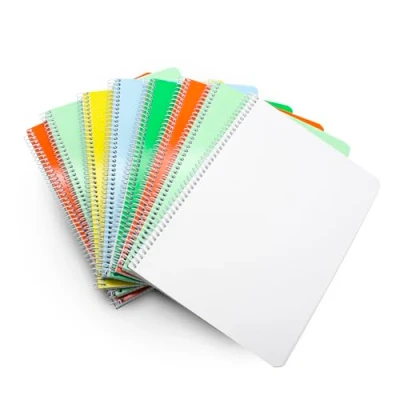 Afbeelding van DOJA Barcelona A5 formaat, ongelinieerd, verpakking van 8 stuks, A5, notitieschrift met zachte omslag, 80 blanco vellen, willekeurige gekleurde notitieboeken, ringband, spiraalblok, schetsboek