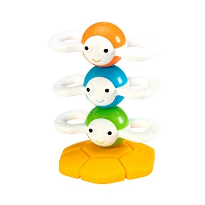 Afbeelding van Fat Brain Toys magnetische bijtring junior 9 x 10 cm 4 delig