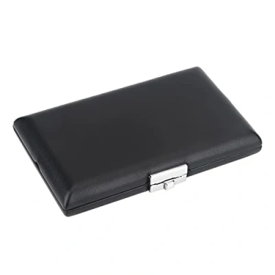 Afbeelding van PU lederen doos fagot rietkist riet container accessoire met sleuven voor 6 stuks