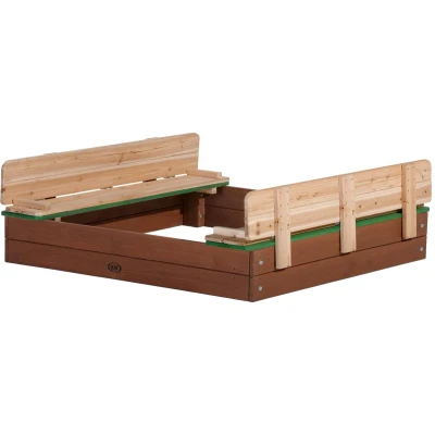Afbeelding van Axi Ella XL Houten zandbak 120x120x20cm