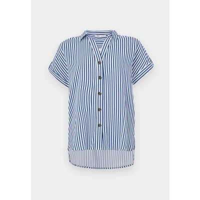 Afbeelding van ONLY Onlyasmin Shirt Overhemdblouse, Dames, Maat: XS, Peacoat/white