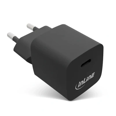 Afbeelding van InLine USB voedingseenheid Oplader Enkele C (33 W), lader, Zwart