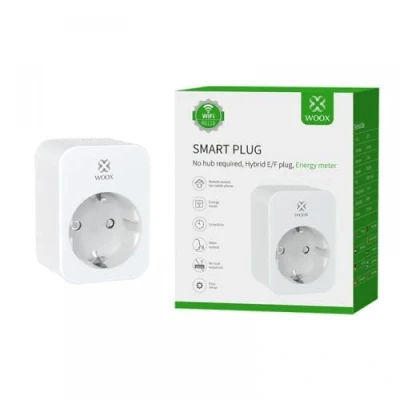 Afbeelding van WOOX R6118 4pack Smart Plug EU, Schucko with energy monitoring
