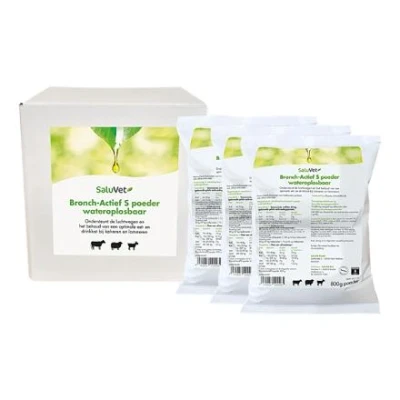 Afbeelding van SaluVet Bronch Actief S Poeder (Wateroplosbaar) 3 x 800 Gram