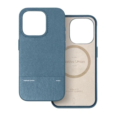 Afbeelding van Native Union (Re) Classic Hoesje 3.0 MagSafe, Gerecyclede Materialen 6ft Valbescherming voor iPhone 16 Pro (Navy)