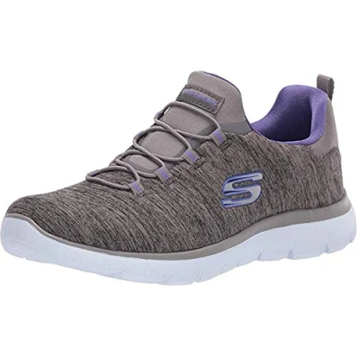 Afbeelding van Skechers Summits quick Getaway dames sneaker, Grijs Blauw Gybl, 37.5 EU