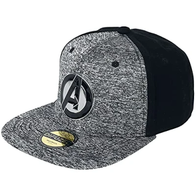Afbeelding van Marvel The Avengers Logo Snapback Pet Grijs/Zwart