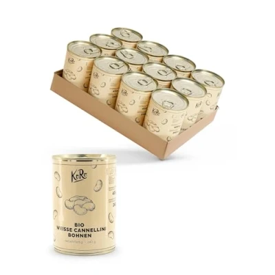 Afbeelding van KoRo Bio witte cannellinibonen in blik 12 x 240 g