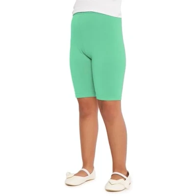 Afbeelding van Merry Style MS MS10 227 LE Meisjes Leggings Sport Vrijetijdsbroek Kort Katoen Sporbroek Yogabroek Munt 122