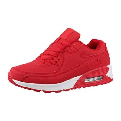 Afbeelding van Elara Chunkyrayan Sneakers, uniseks, voor sport en hardlopen, Rood Texas, 46 EU