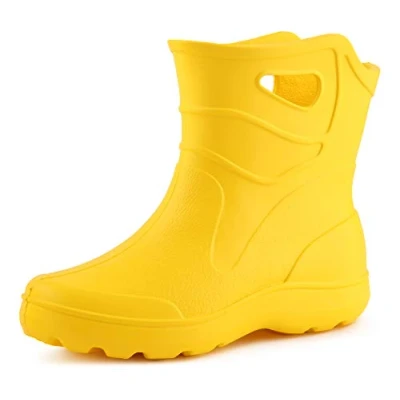 Afbeelding van Ladeheid LA DW Beam Dames Regenlaarzen Rubber Laarzen EVA Geel 39