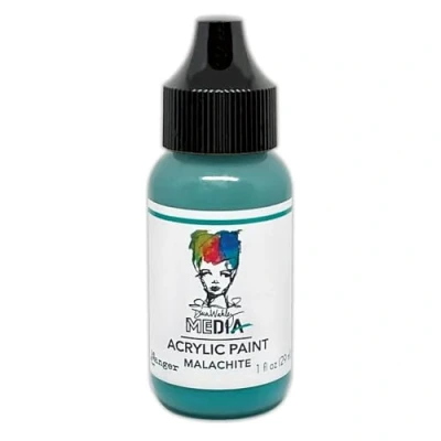 Afbeelding van Ranger Dina Wakley MEdia Heavy Body Acrylic Paints Malachite 1 fl oz (MDQ85508)