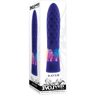Afbeelding van Mini Vibrator Evolved Raver Paars