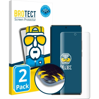Afbeelding van BROTECT Beschermer met volledige bedekking (2 Stuk, Ulefone Armor 17 Pro), Smartphone beschermfolie, Transparant