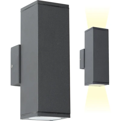 Afbeelding van Kelvin Up&amp;Down Muurlamp Antraciet