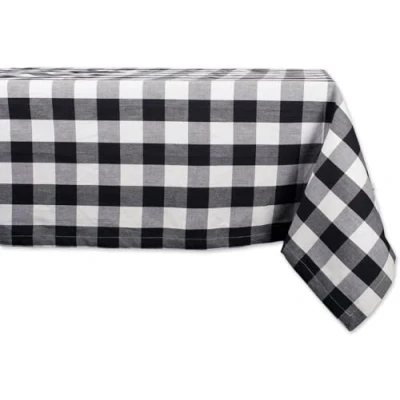 Afbeelding van DII Buffalo Check Collection, klassiek boerderijtafelkleed, tafelkleed, 60 x 84, zwart en wit
