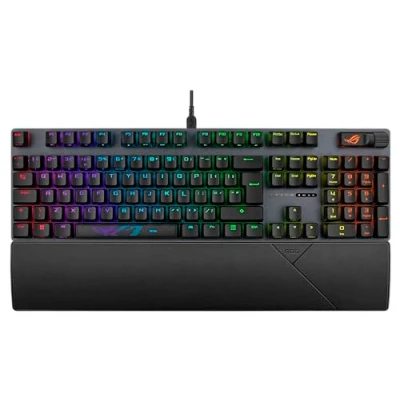 Afbeelding van ASUS ROG Strix Scope II toetsenbord USB AZERTY Frans Zwart