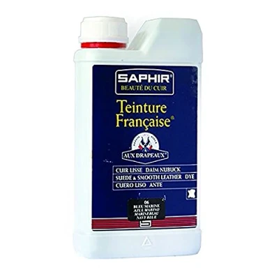 Afbeelding van Saphir Leerverf, vloeibaar, geel, 500 ml