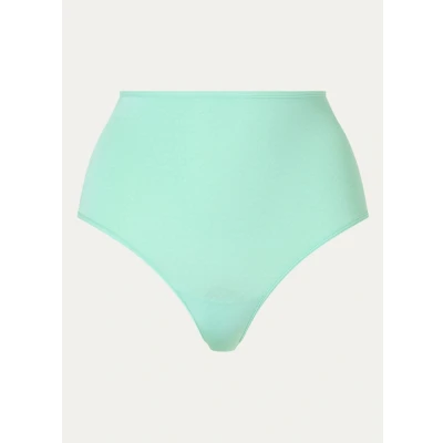 Afbeelding van Marlies Dekkers dames Dame de Paris high waisted slip met print in kleur Groen, maat: L