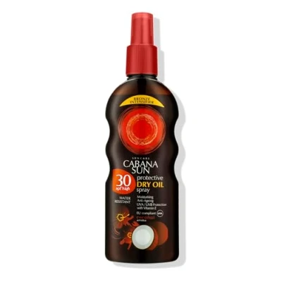 Afbeelding van CABANA Sun Diepbruinings droogoliespray LSF30, 200 ml
