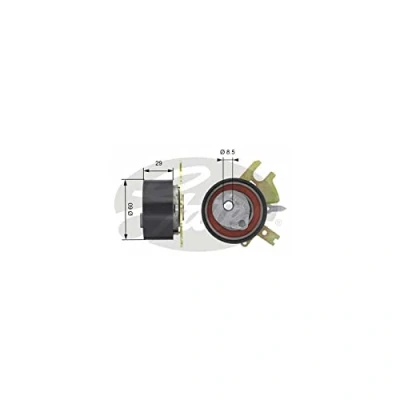 Afbeelding van Gates Spanrol distributieriem T43089