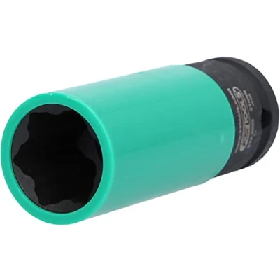 Afbeelding van KS Tools, Dopsleutel + dopmoer, 1/2&quot; speciale aluminium velgen Speciaal profiel krachtsleutel lang