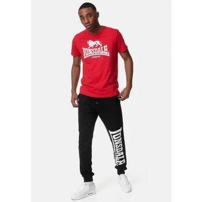 Afbeelding van Lonsdale Heren T shirt normale pasvorm ST. ERNEY, rood, 4XL, 4XL
