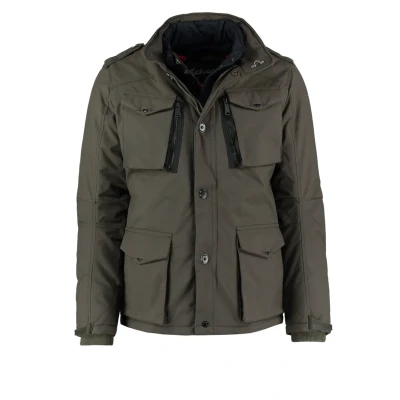 Afbeelding van Schott Field Jas, Heren, Maat: Medium, Khaki