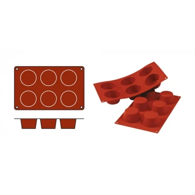Afbeelding van bakmat Muffins Medium, 070065, Silikomart