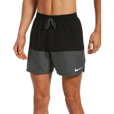 Afbeelding van Nike zwemshort Split 5&#039; Volley zwart/grijs