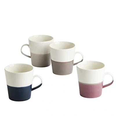 Afbeelding van Royal Doulton Coffee Studio mok 550 ml set van 4 Bruin