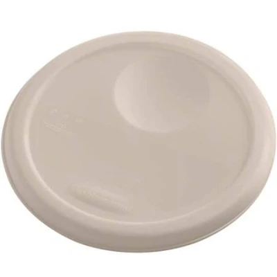 Afbeelding van Deksel voor ronde container 3,8 ltr Groenten, Rubbermaid, model: VB 232370, 12 stuks per verpakking, bruin