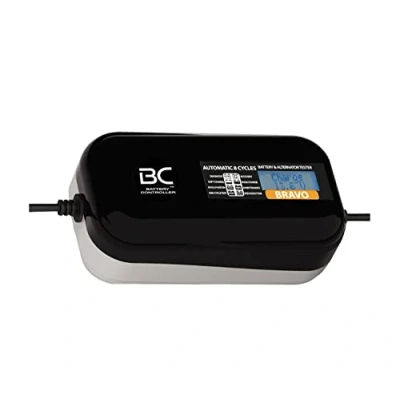 Afbeelding van BC Battery Controller BRAVO 2000, digitale acculader en druppellader met LCD, batterij laadsysteem testapparaat voor alle 12 V loodzuur autoaccu&#039;s motorfietsaccu&#039;s, 2 ampère