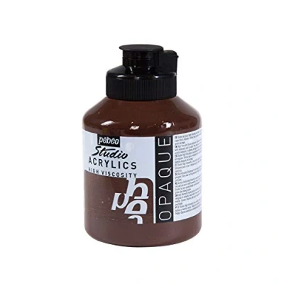 Afbeelding van Pebeo Studio acrylverf, 500 ml, gebrand ombrabruin, 171029, gebrande Umber