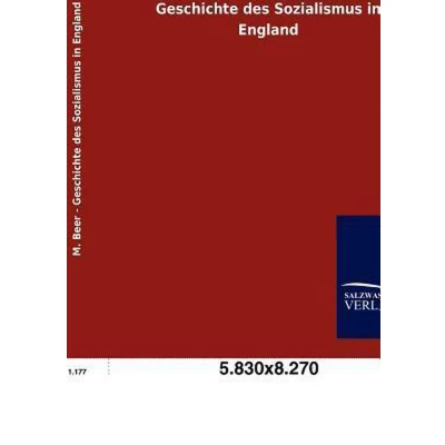 Afbeelding van Geschichte des Sozialismus in England