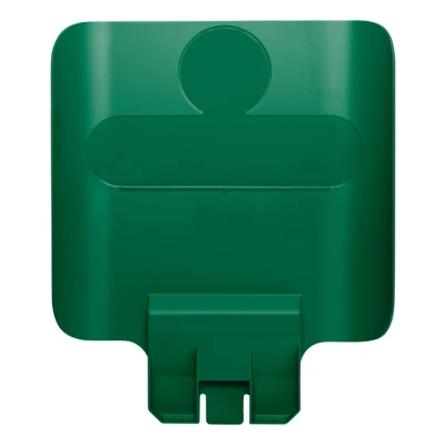 Afbeelding van Paneel Rubbermaid Slim Jim Recyclestation voor label groen