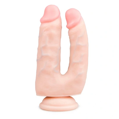 Afbeelding van Easytoys Dildo Collection Realistische Dubbele Met Zuignap 15 cm