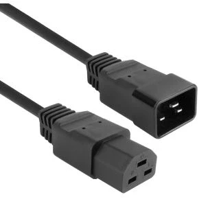 Afbeelding van ACT Netsnoer C20 C21 IEC60320 zwart 2.5 m