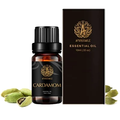 Afbeelding van Aromatherapie kardemom etherische olie voor diffuser, 100% pure massage, Therapeutische kwaliteit luchtbevochtiger