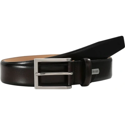 Afbeelding van LLOYD Leren Riem Leather Belt W80 Dark Brown Bruine