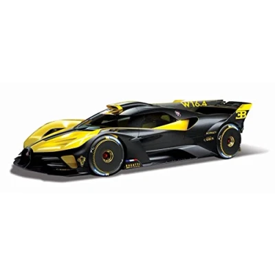 Afbeelding van Burago May Cheong GROUP BBURAGO 1/18 voertuig voor kinderen vanaf 3 jaar, 11047Y, Bugatti Bolide geel