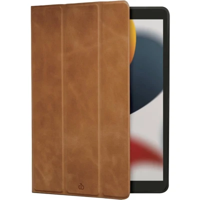 Afbeelding van Apple iPad 9 (2021) 10.2 inch Hoes: dbramante1928 Risskov Case Bookcase Tan Echt Leder Tablet Hoezen