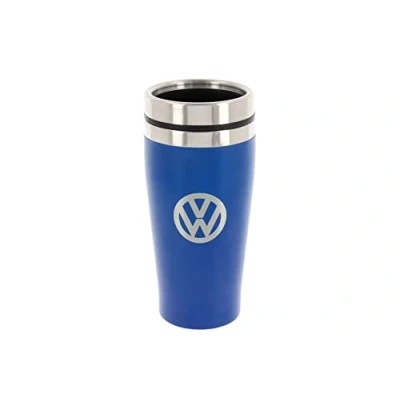 Afbeelding van BRISA VW Collection Volkswagen Roestvrij staal Geïsoleerde Tuimelaar, dubbelwandig, 400ml Blauw