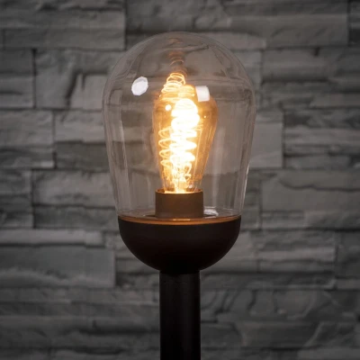 Afbeelding van Kanlux LIEGO Wandlamp Zwart