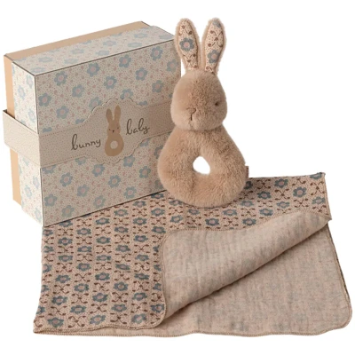 Afbeelding van Maileg Geschenkset Rabbit Cream Peach