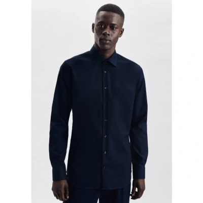Afbeelding van Seidensticker slim fit overhemd donkerblauw