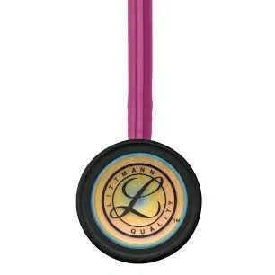 Afbeelding van Littmann Classic III Littmannstethoscoop Framboos Met Regenboog Afwerking