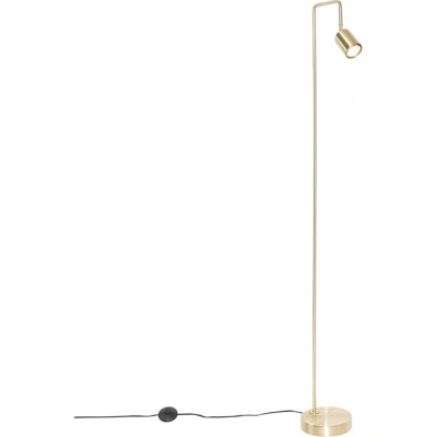 Afbeelding van QAZQA Moderne vloerlamp messing verstelbaar Java