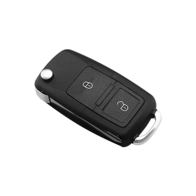 Afbeelding van OTOTEC 2 Knoppen Opvouwbare Sleutel Shell Compatibel met Volkswagen Transporter T4 Multivan AH Autosleutel Afstandsbediening Flip Vouwen Case Vervanging